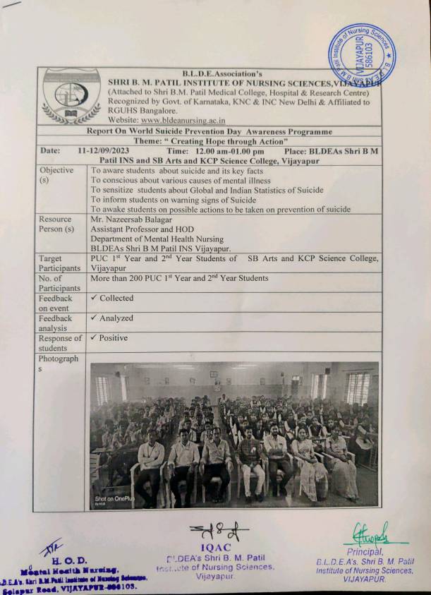 Suicide Prevention Day